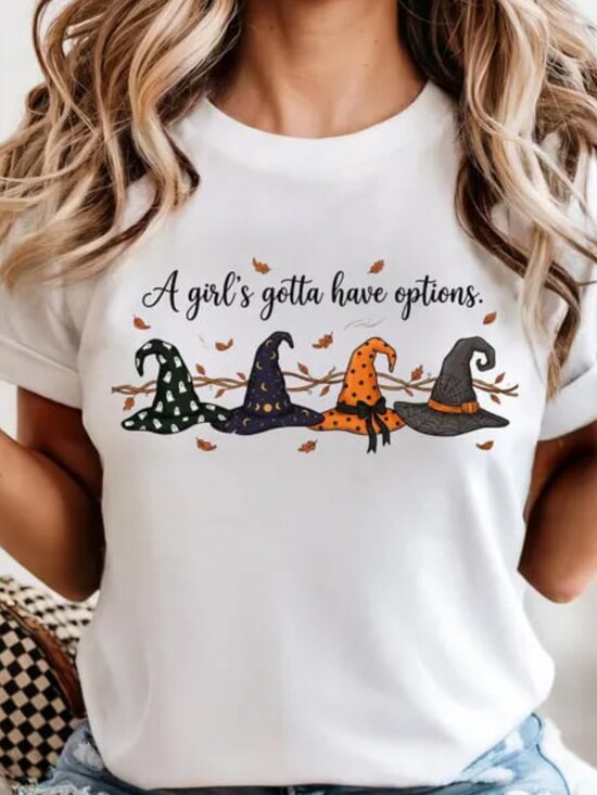Tops - Funny Halloween Witch Shirt, Cute Halloween Shirt Gift